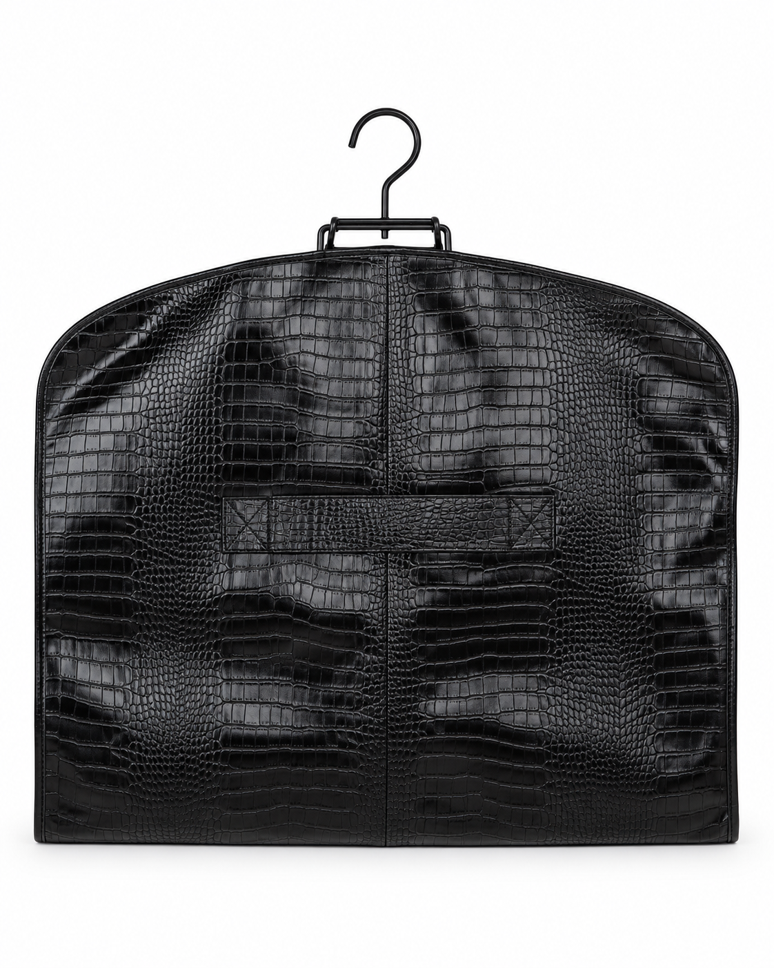 LEESK Leather Suit Bag — Black