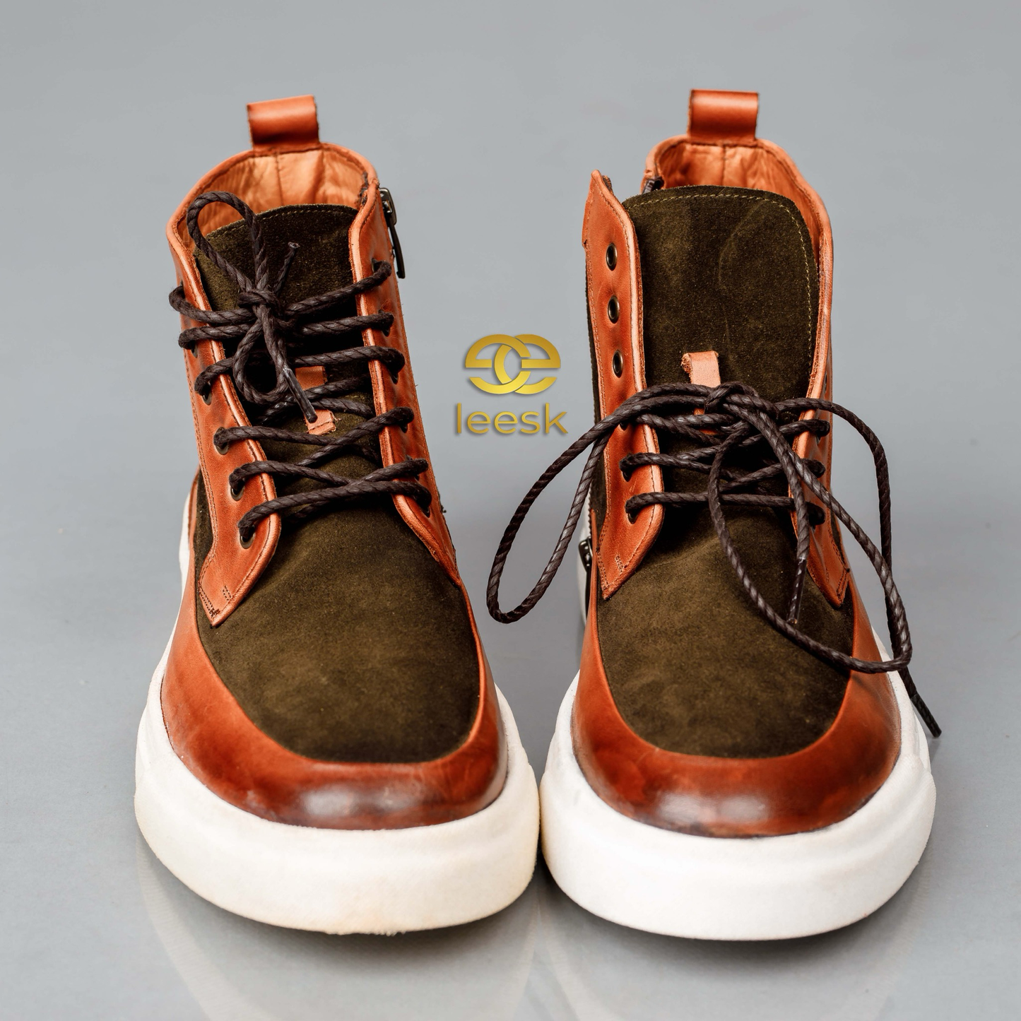 The Havana High-Top – Brown & Olive (Gody)