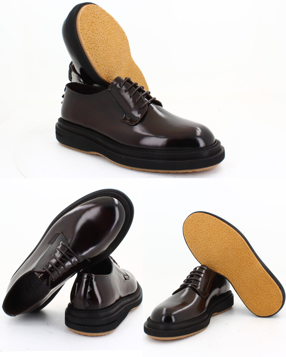 LEESK Dominion – Dark Brown Leather Derby