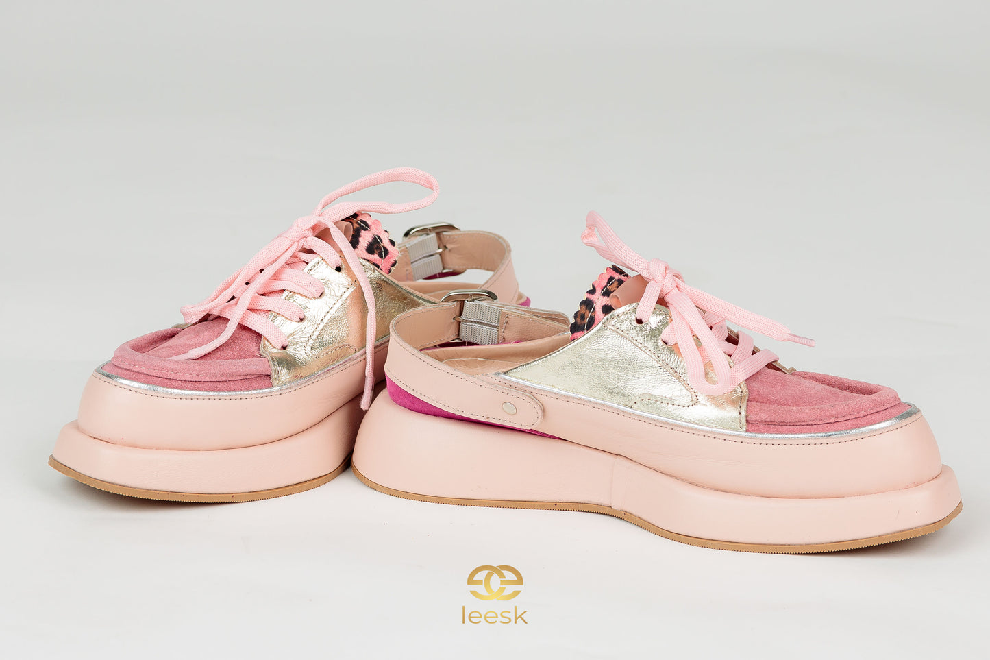 LEESK Blush Luxe Sneaker (Cynthia blush)