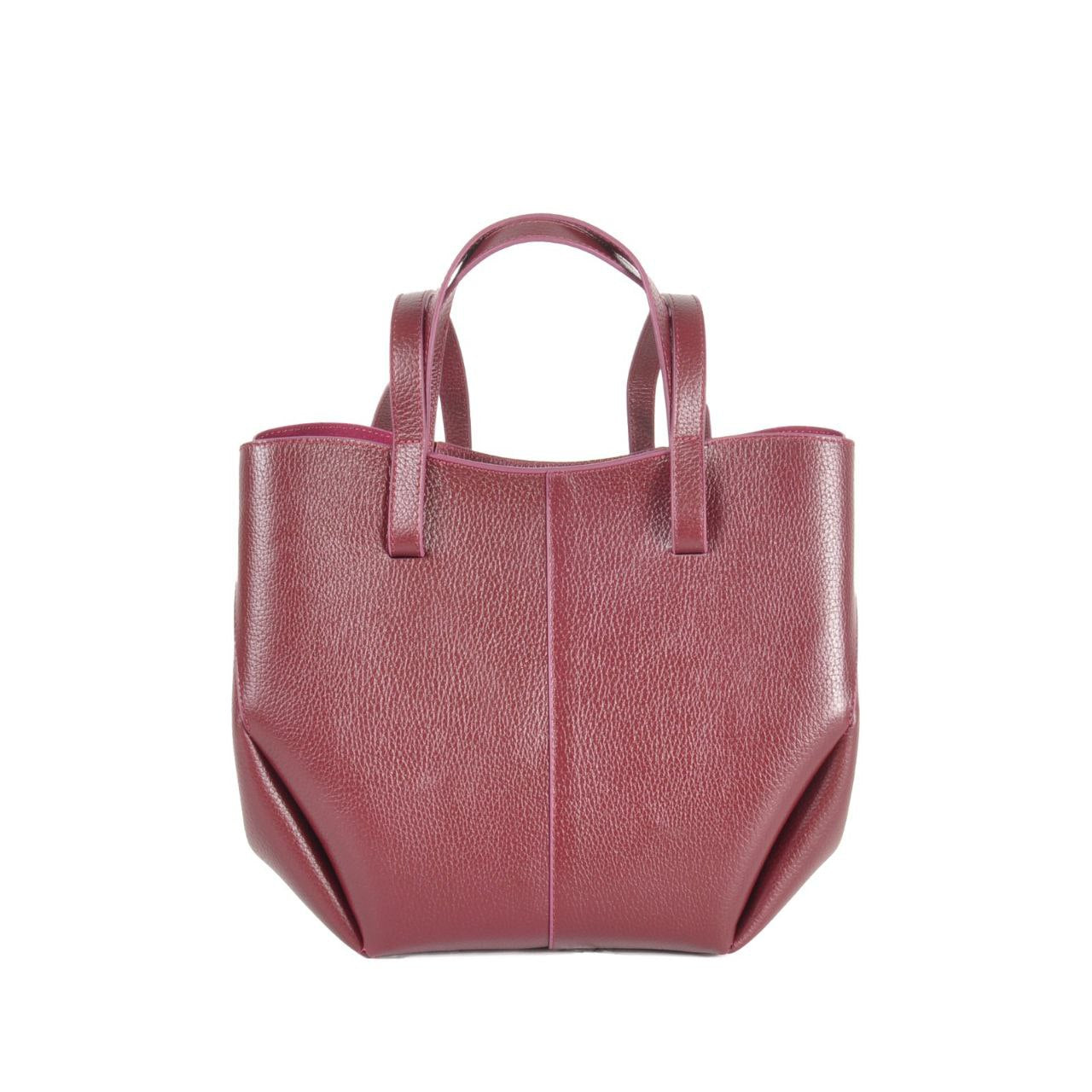 LEESK Élan Tote – Burgundy hand bag
