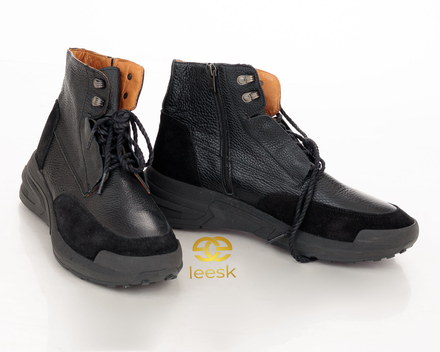 The Modern Explorer Boot — Black Leather (Matome)