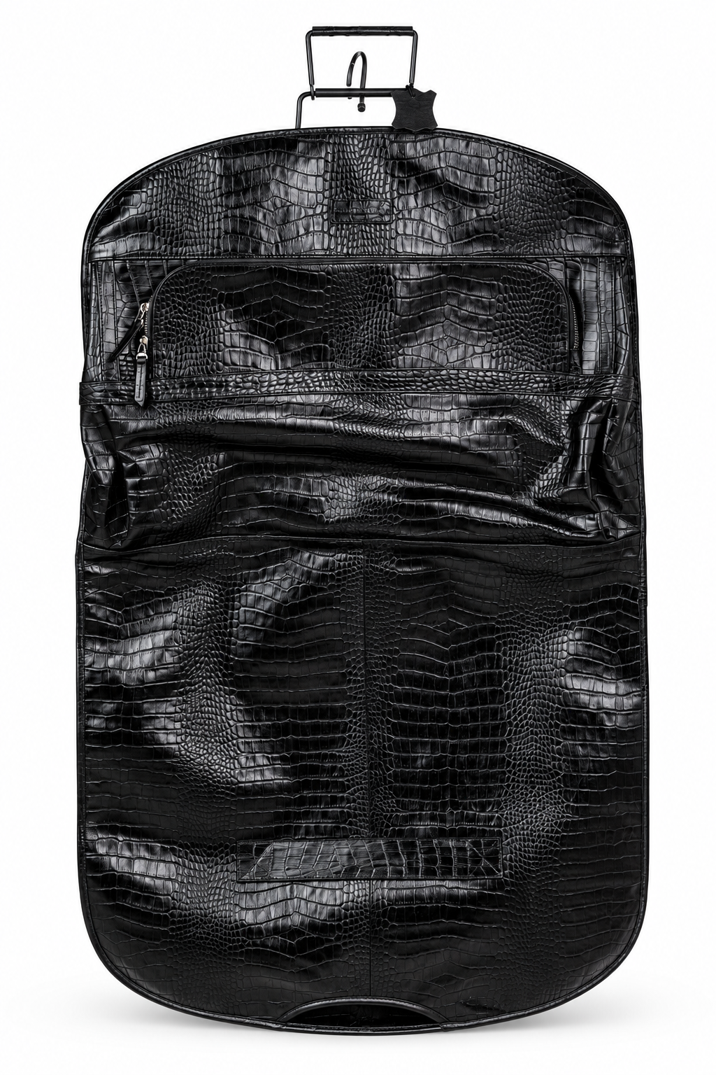 LEESK Leather Suit Bag — Black