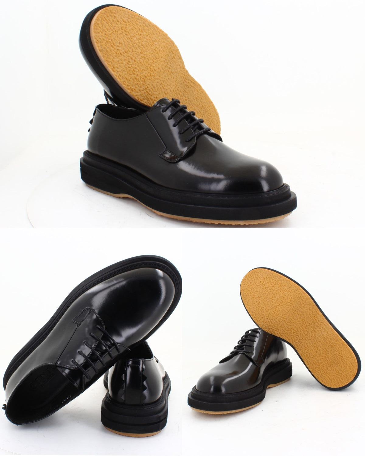 LEESK Dominion – Black Leather Derby