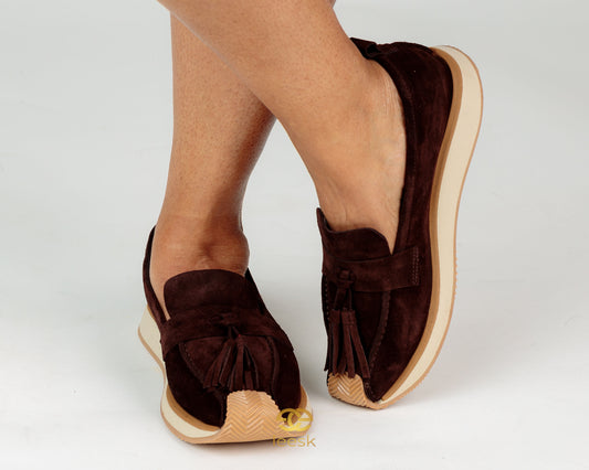 The Suede Tassel Loafer (Naledi)