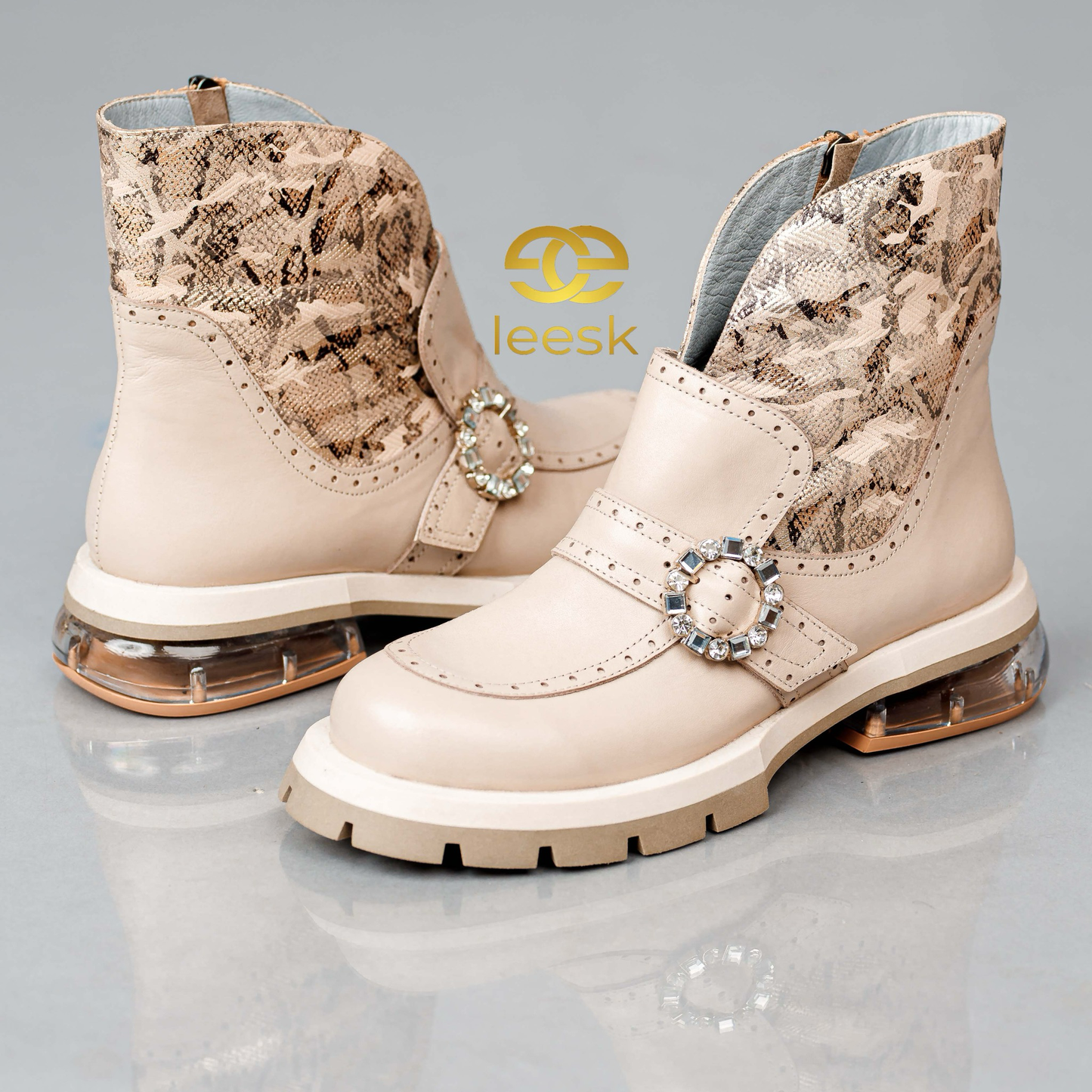 LEESK Serafina Python Ankle Boot (Mac Q)