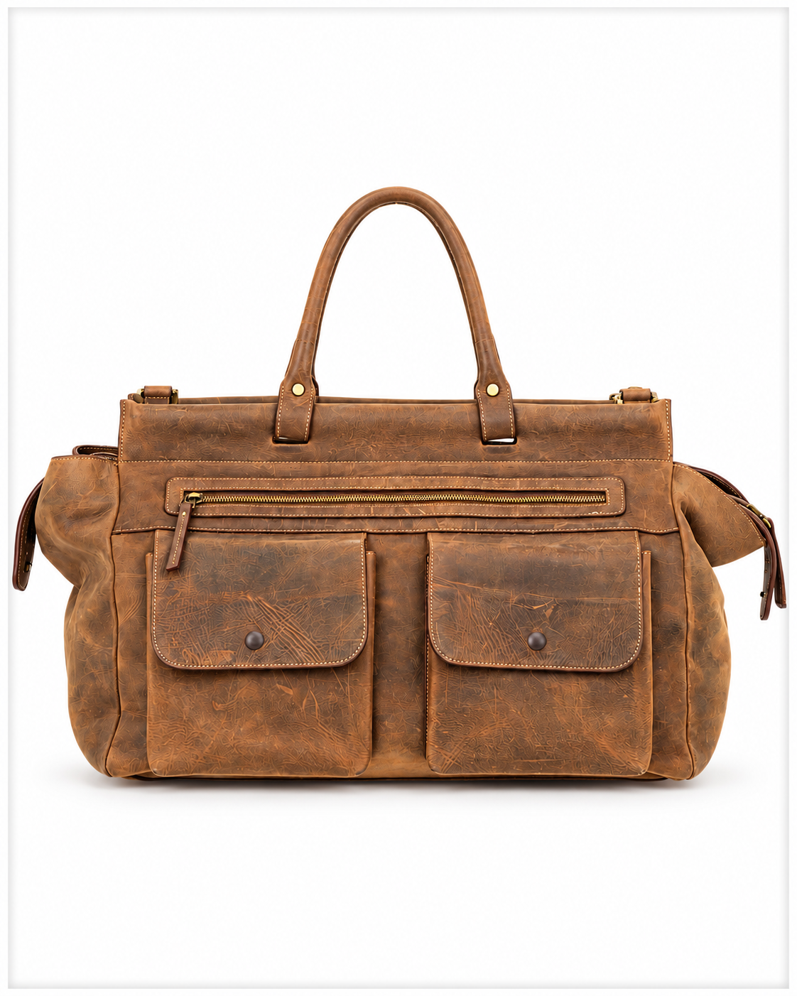 LEESK Cognac Bag