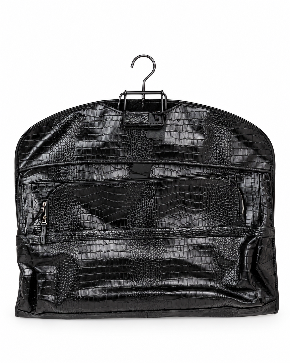 LEESK Leather Suit Bag — Black