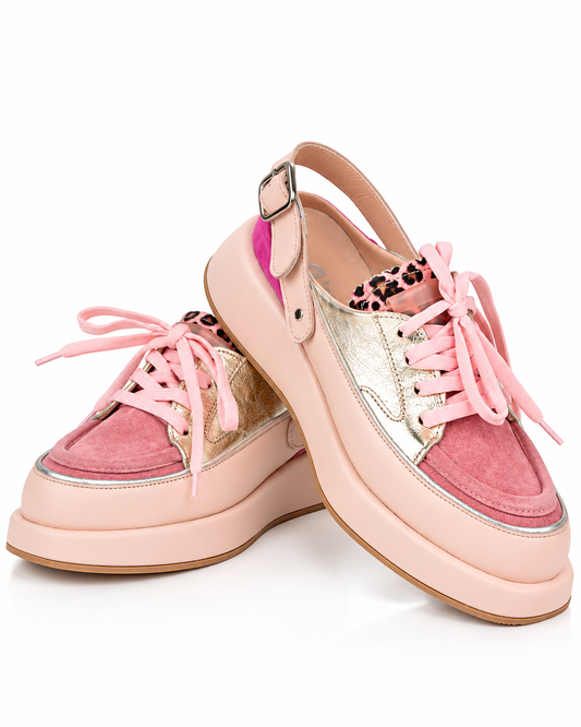 LEESK Blush Luxe Sneaker (Cynthia blush)