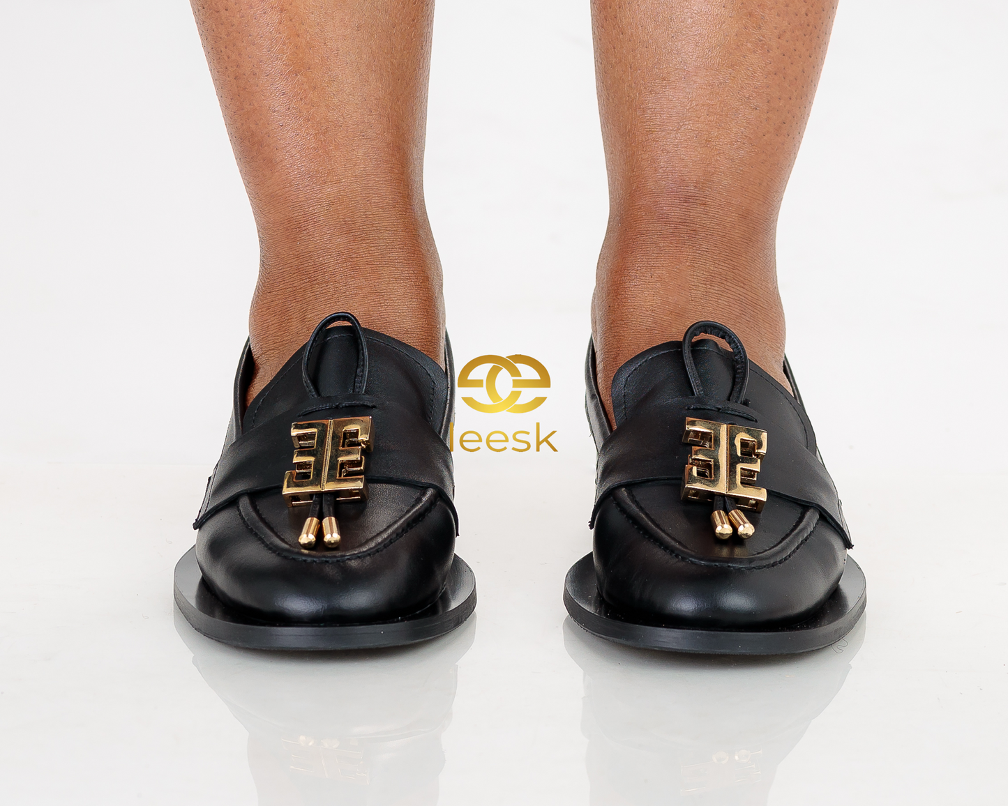 LEESK Signature Tassel Loafer Black (Melody)