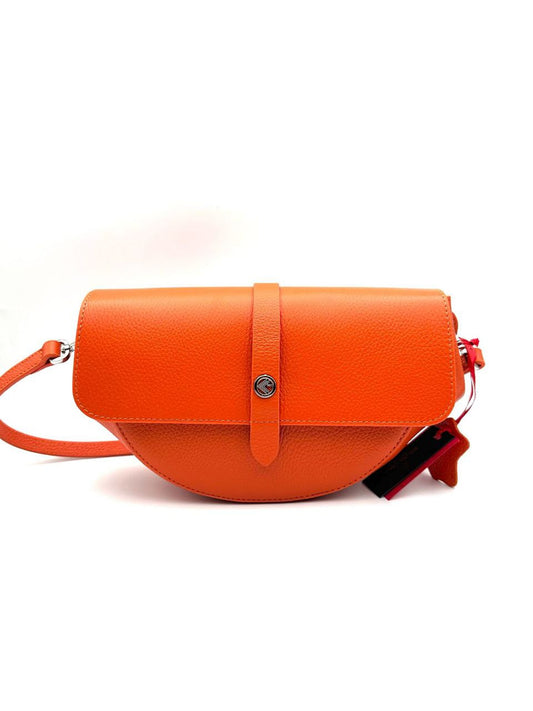 LEESK Solène Crossbody – Tangerine Orange