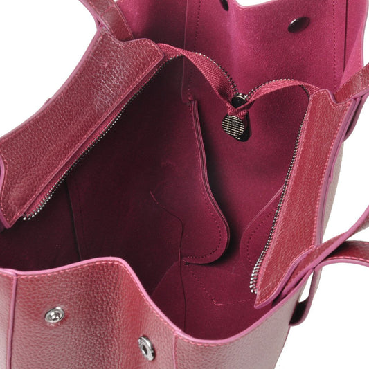 LEESK Élan Tote – Burgundy hand bag