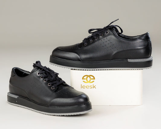 LEESK The Noir black men's sneaker (Basi)