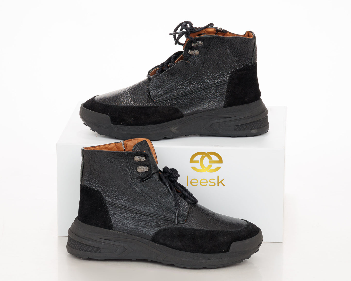 The Modern Explorer Boot — Black Leather (Matome)