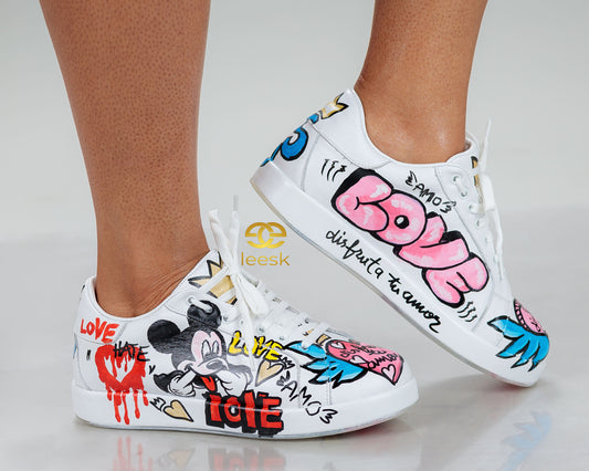 LEESK Amor Graffiti sneakers (Lekonyane)