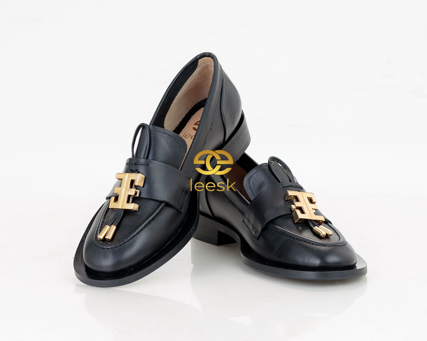 LEESK Signature Tassel Loafer Black (Melody)